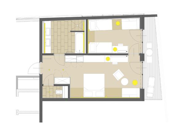 Familienzimmer 47m²