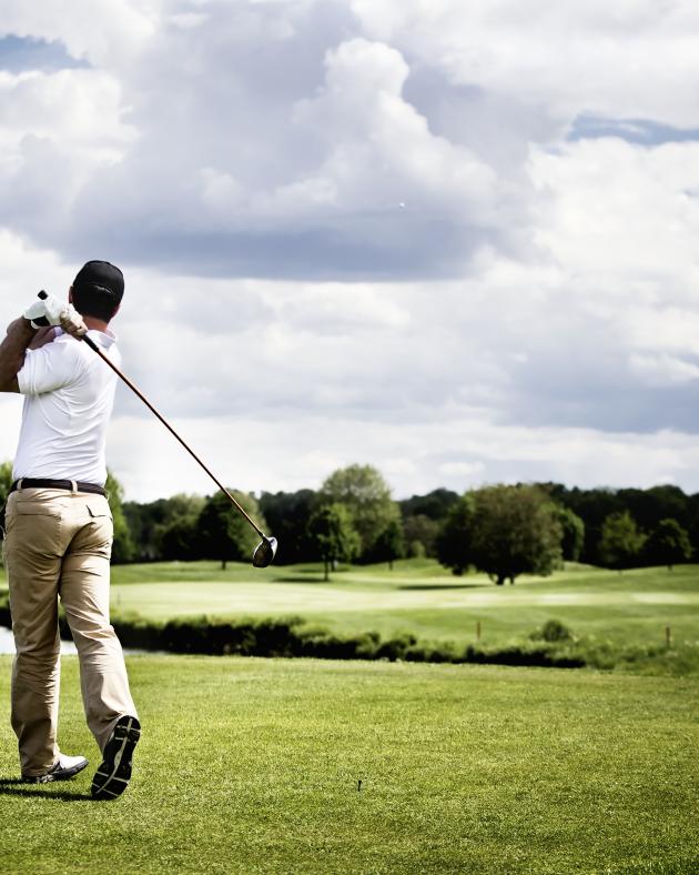 Eibl-Brunner Golfball auf grünem Rasen