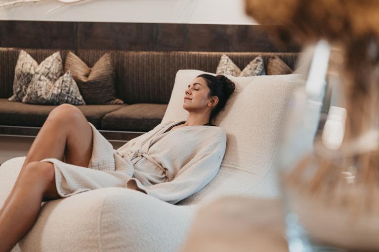 Relaxmomente im Ruheraum