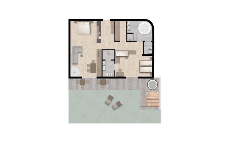 Garden Chalet Suite De Luxe