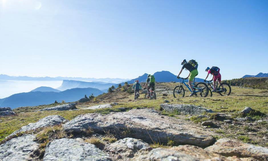 High alpine special trail week with e-MTB